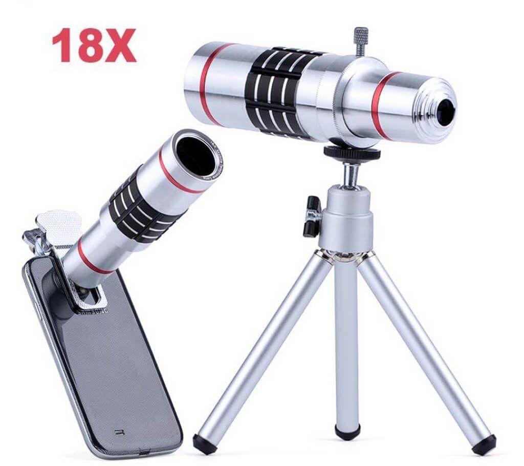 18X zoom telescopic lens