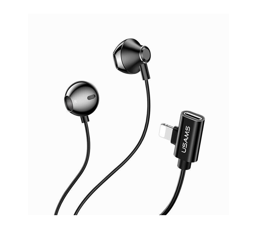 USAMS US-SJ295 EP-32 Lighting Earphones with Charging Port for iPhone