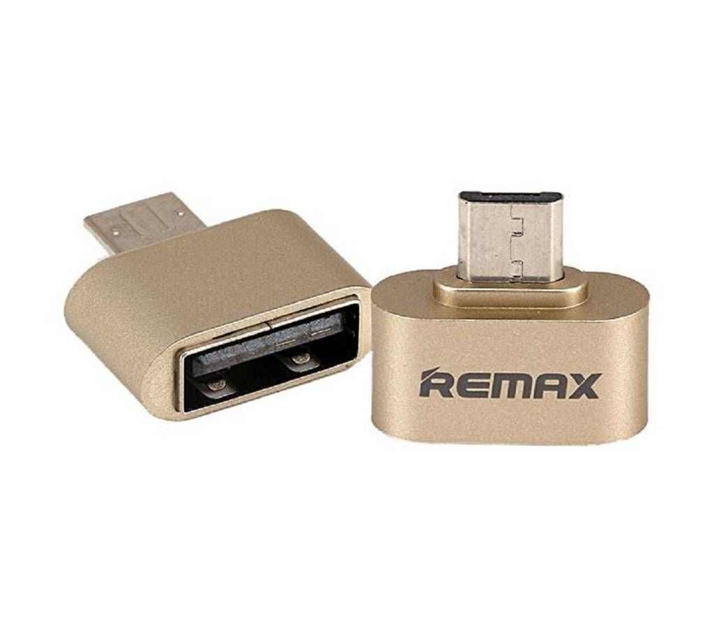 REMAX Micro USB OTG Adapter - Gold