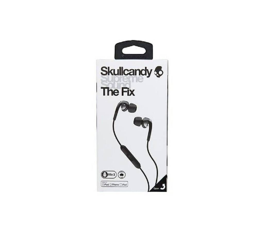 NEW Skullcandy The Fix In-Ear Supreme Sound with Mic3 Headsets - Black White