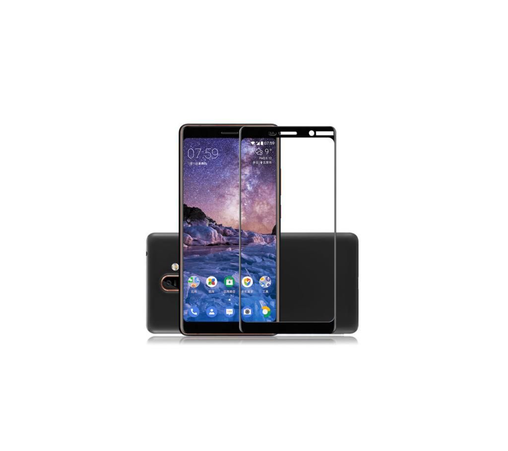5D Curve tempered Glass for Nokia 7Plus