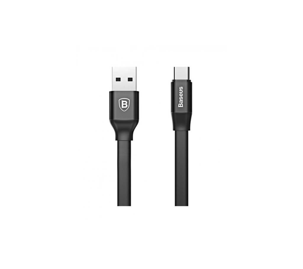 Baseus Type C Portable Cable for Charger and Data Transfer - Black