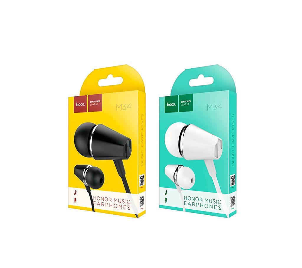 hoco. M34 Earphone with 3 Months Warranty
