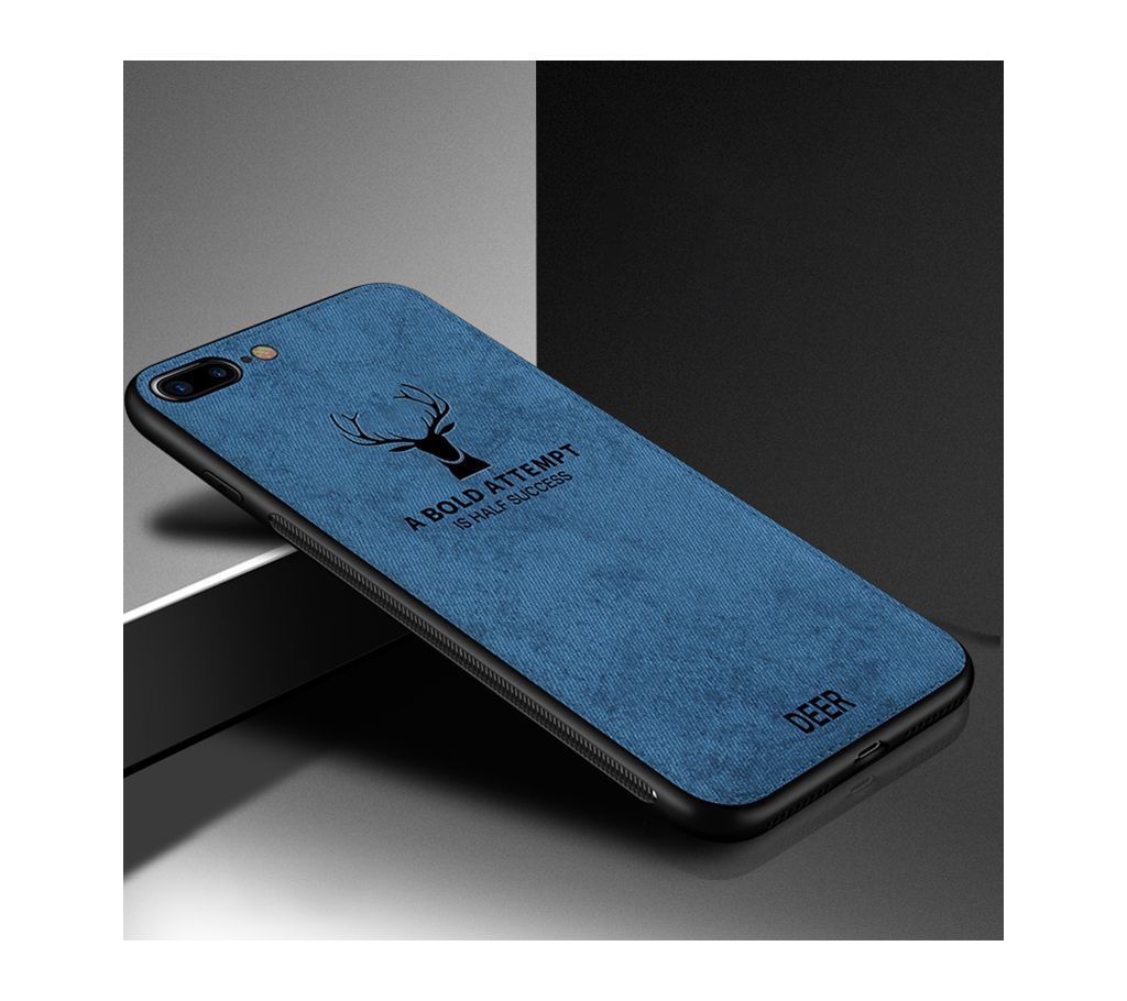 Deer Pattern Protector Back Cover For iPhone 7/8-Blue