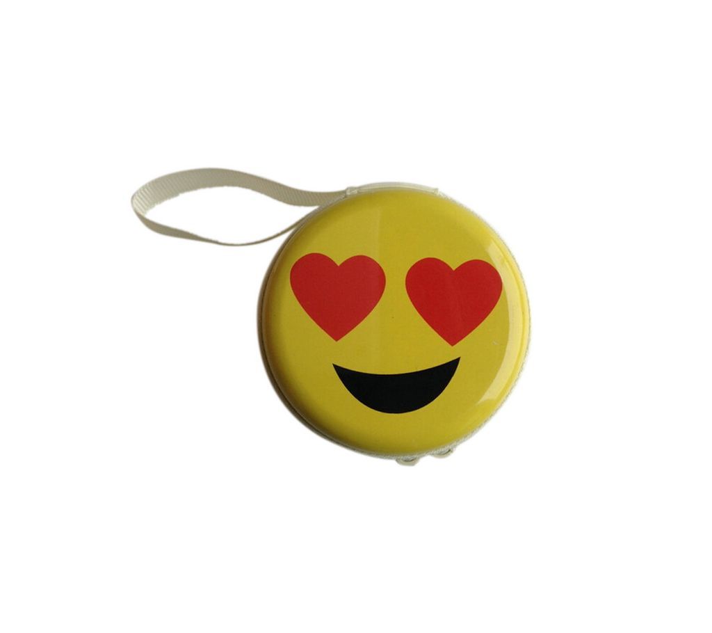 Emoji Earphone Box- Heart Eye