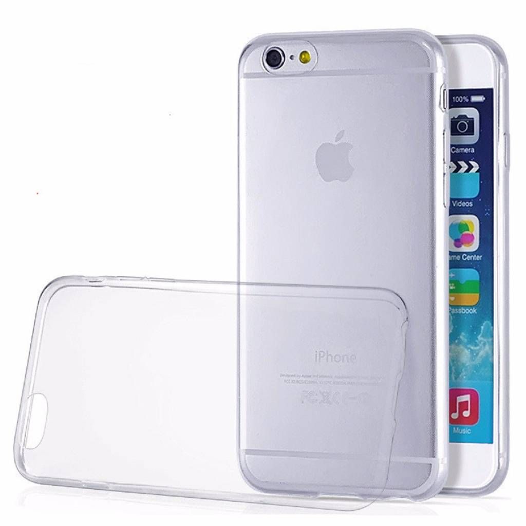 Clear TPU Soft Case For iphone 6s plus - Transpare