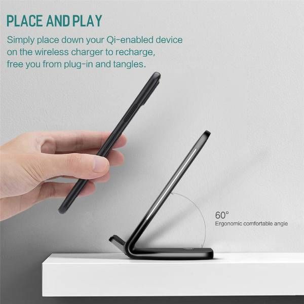 ROCK W3 10W Qi Wireless Fast Charging Charger