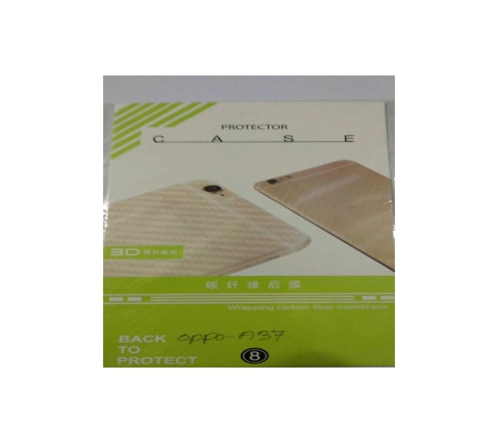 Oppo A37 Transparent Fiber Sticker