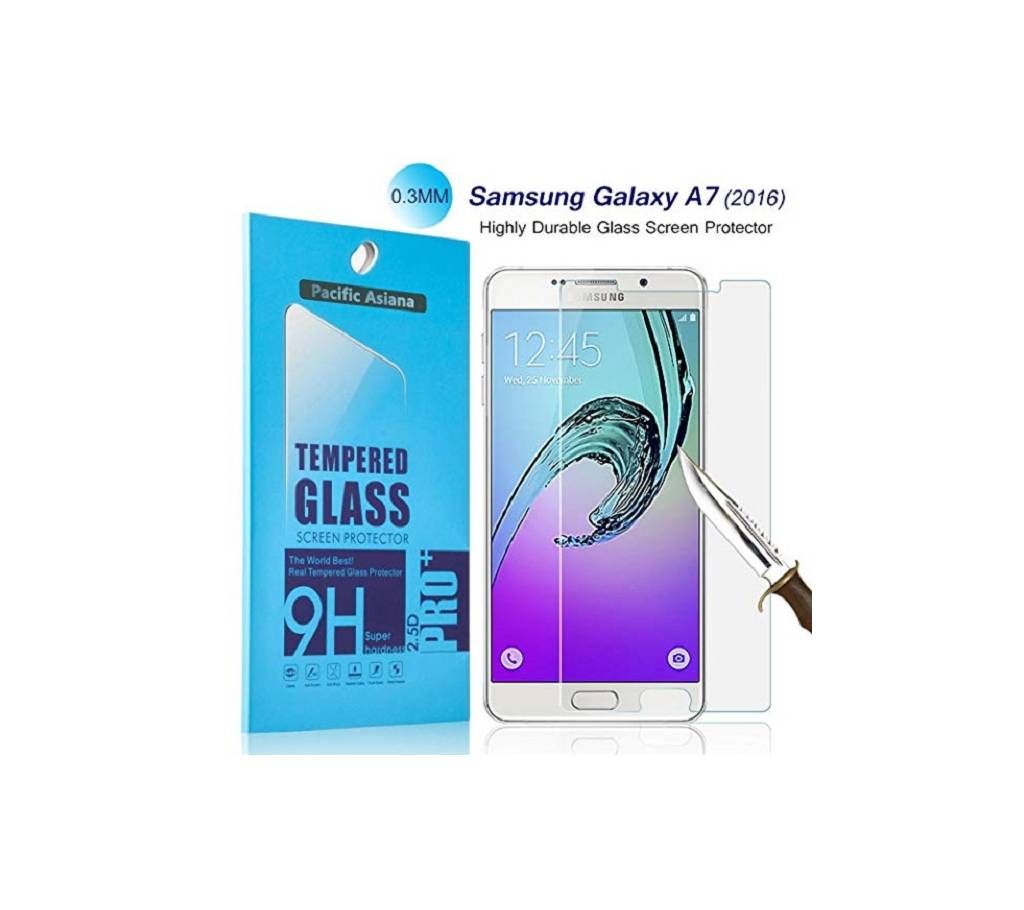 Samsung A7 2016 Glass Screen Protector Transparent