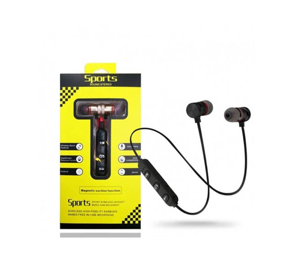 Bluetooth Magnetic Wireless Earphone With Mic