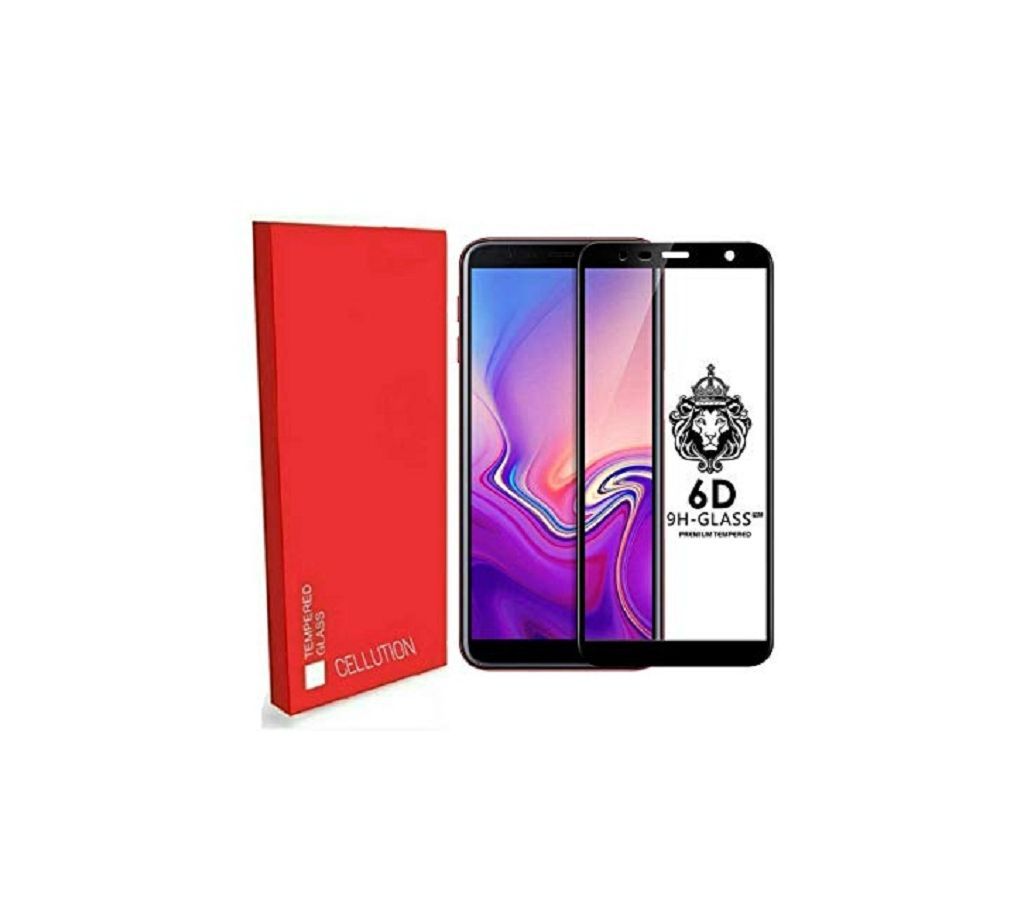 Samsung Galaxy J4 Plus (2018) Tempered 6D Glass Protector Full Glue
