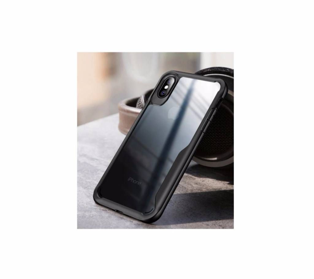 LUPHIE Shockproof Armor Case For iPhone 7 Transparent Case