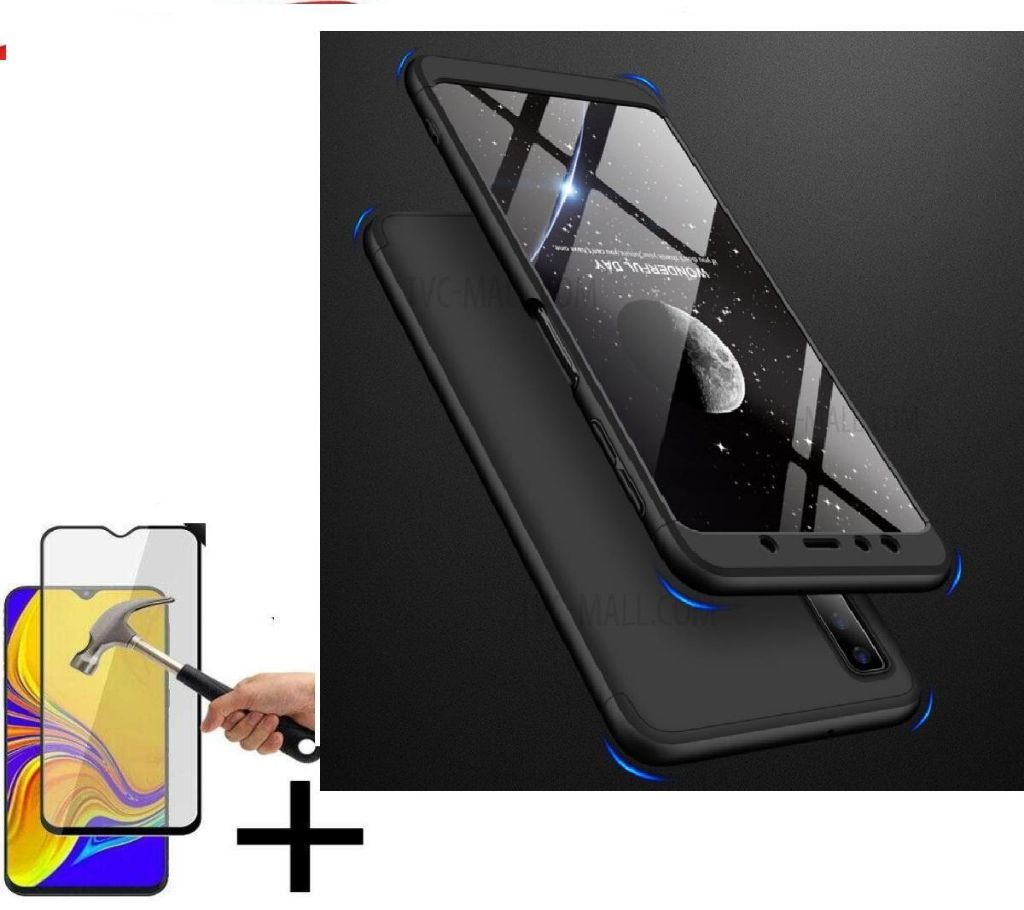 Samsung M10 360 Degree GKK Phone Back Cover - Black