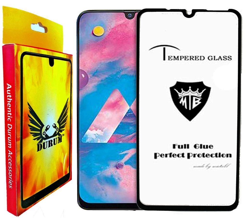 Samsung Galaxy M20 - 11D Tempered Glass HD Screen Protector - Transparent
