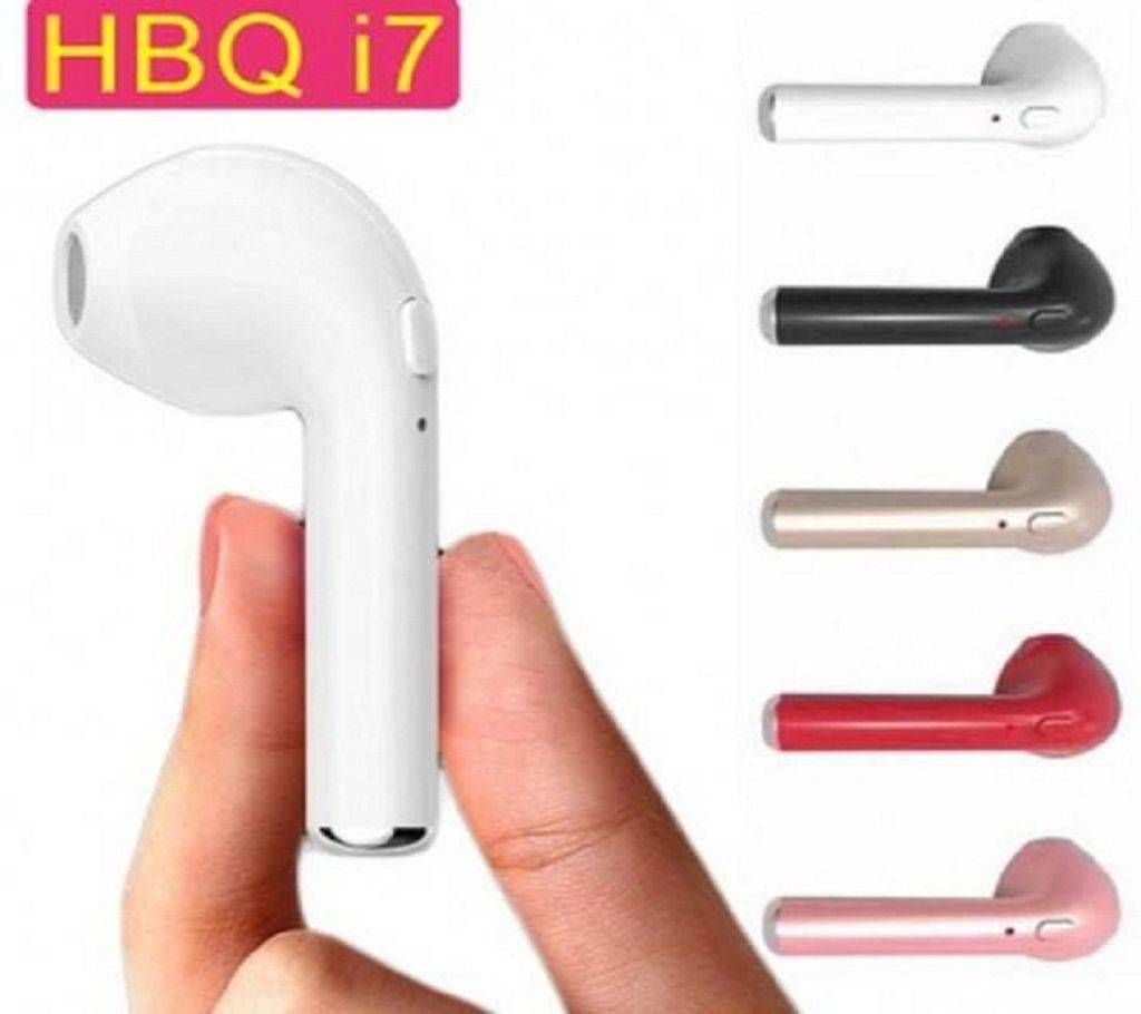 HBQ-i7R Single Stereo headphone- white