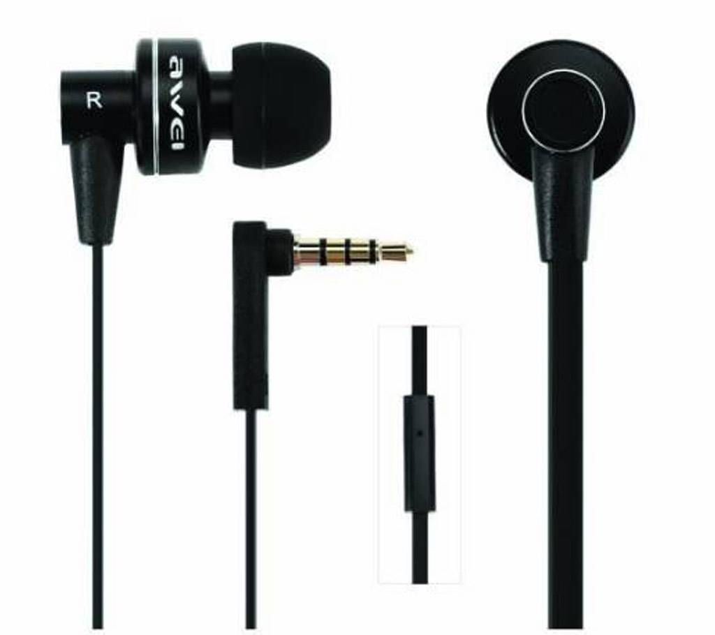 Awei ES900i In-ear Earphones W/ MIC-Black