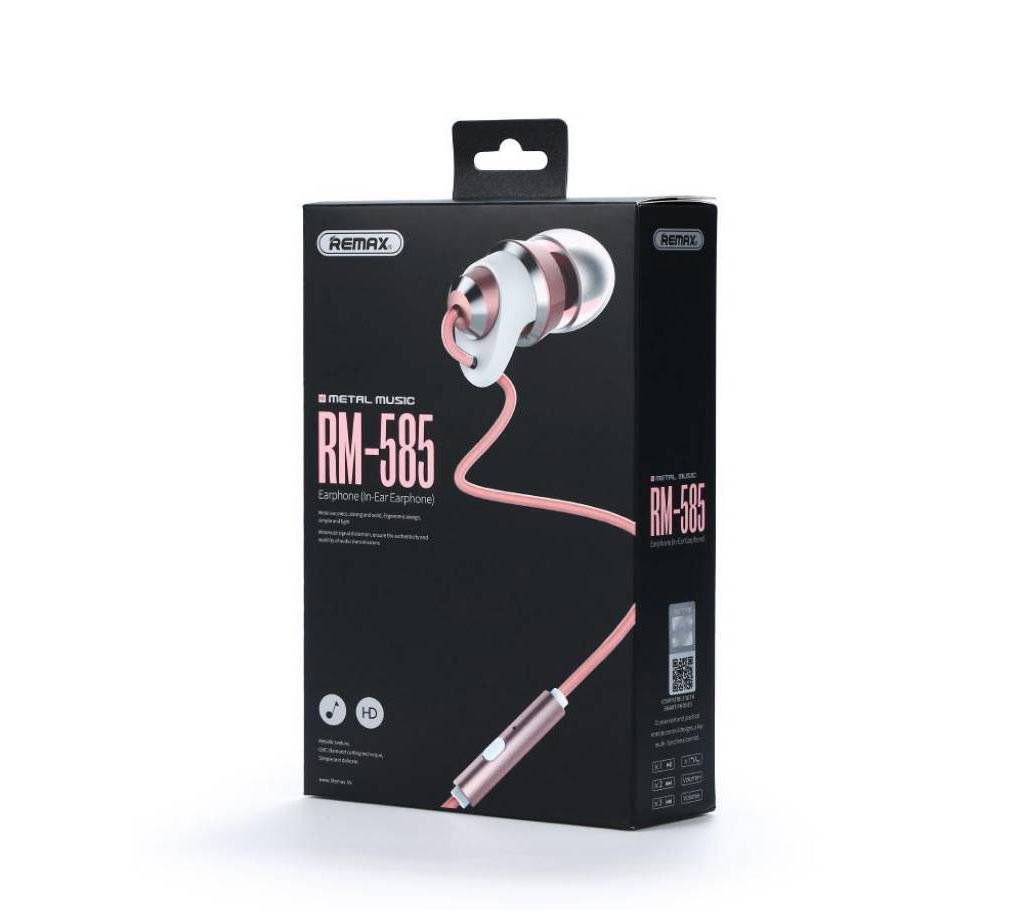 Remax earphone RM585 earphone 