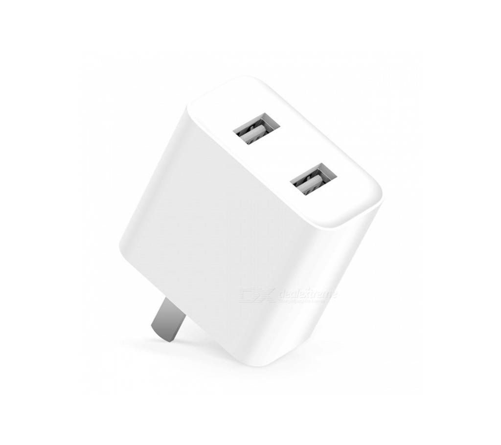 Xiaomi 2 Port USB Fast  Charger White