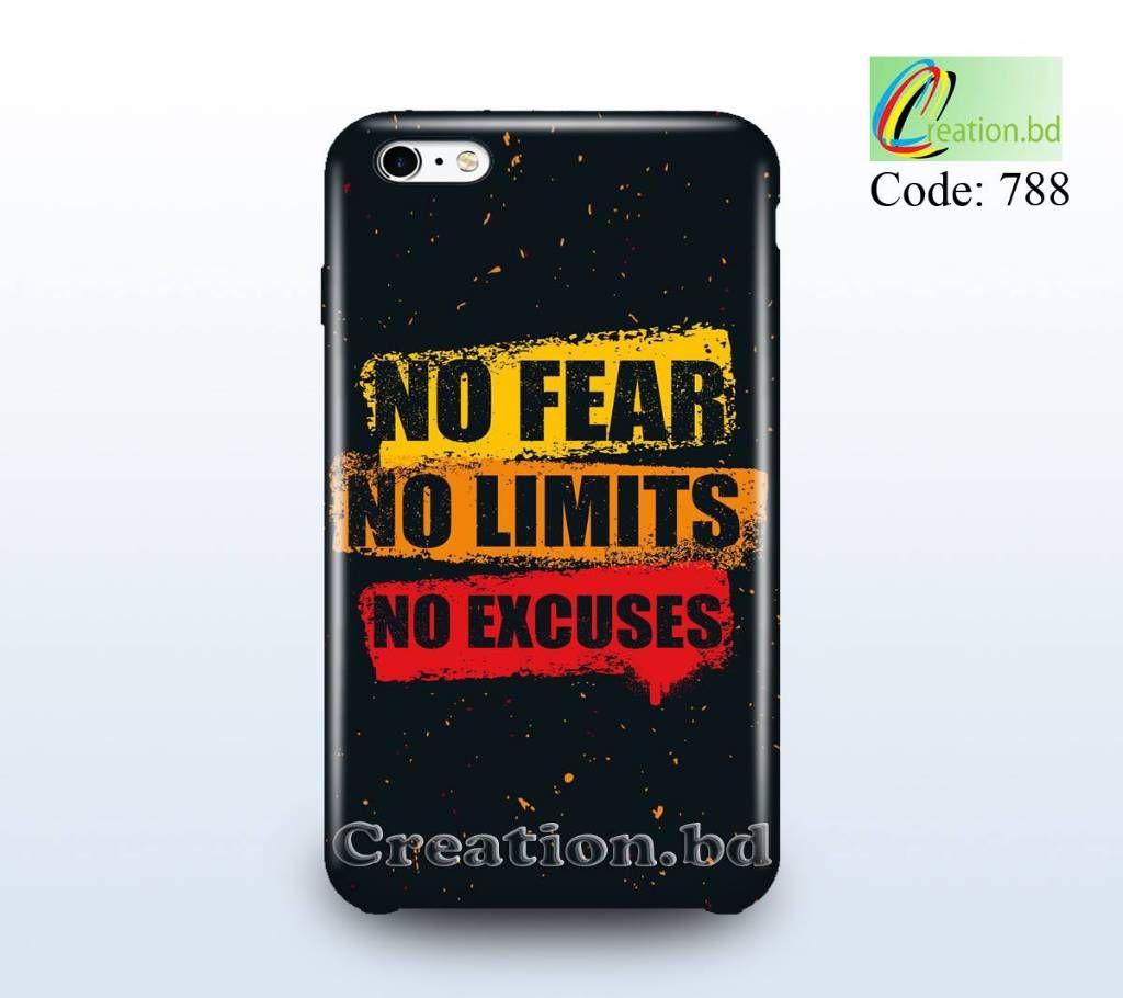 NO FEAR Customized Mobile Back Cover