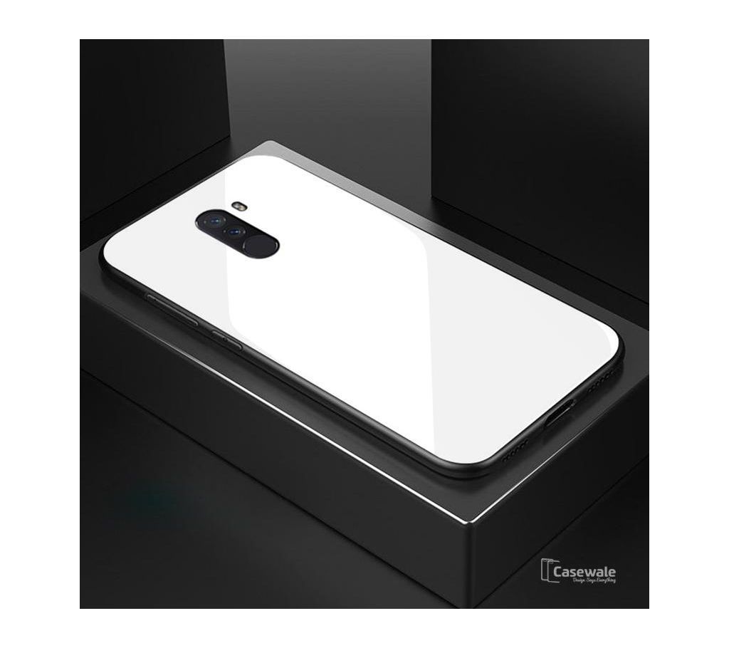 Glass Back Cover For Xiaomi Poco F1 - White