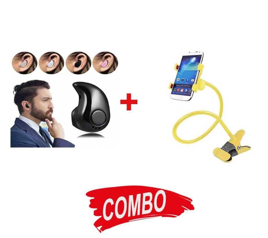 Smart Mini Wireless Bluetooth Earphone + Mobile Holder