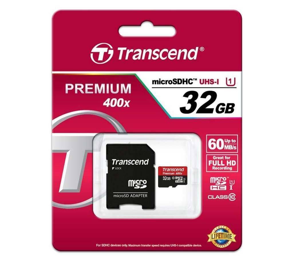 Transcend Micro SD memoery Card 32 gb