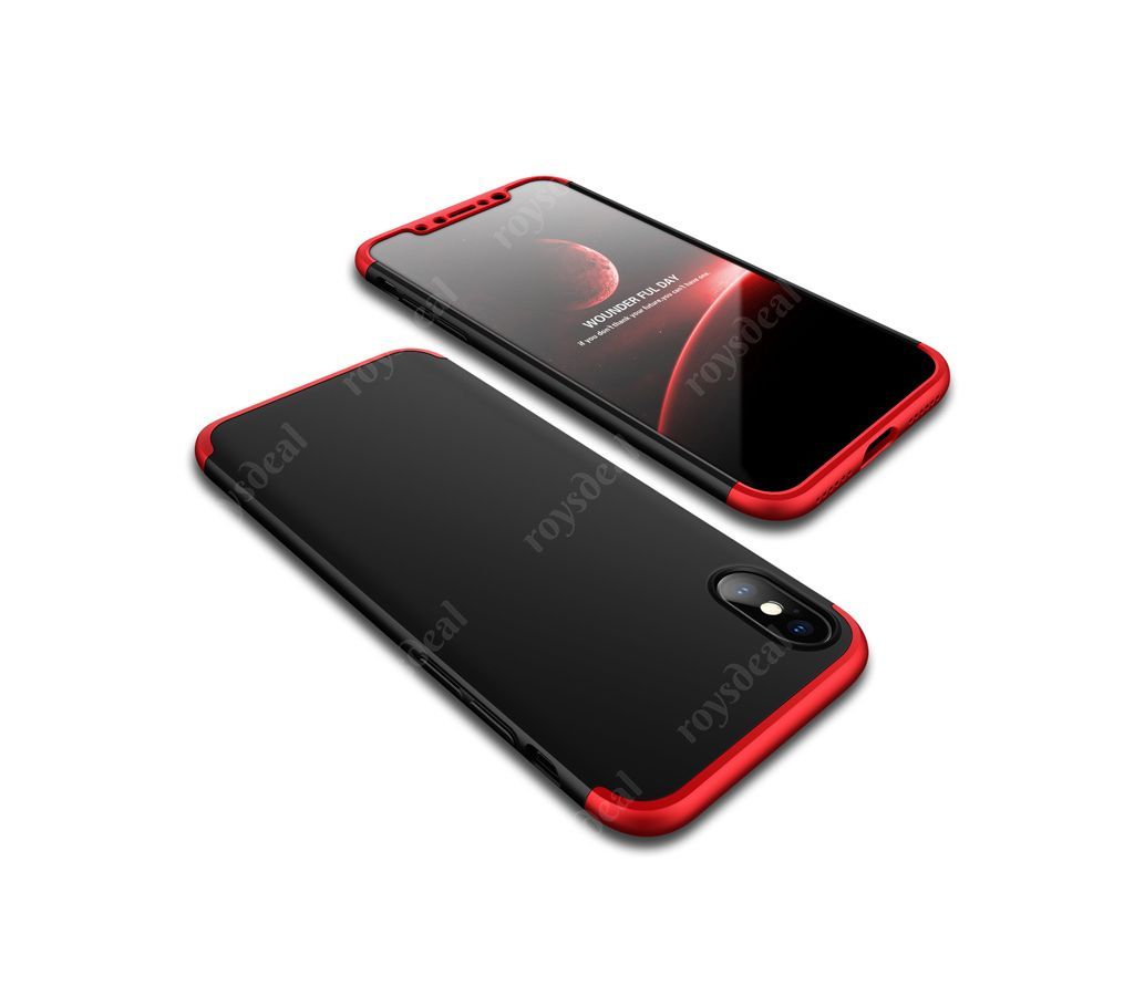 GKK 3 in 1 Full 360 Degrees PC Case iphone x