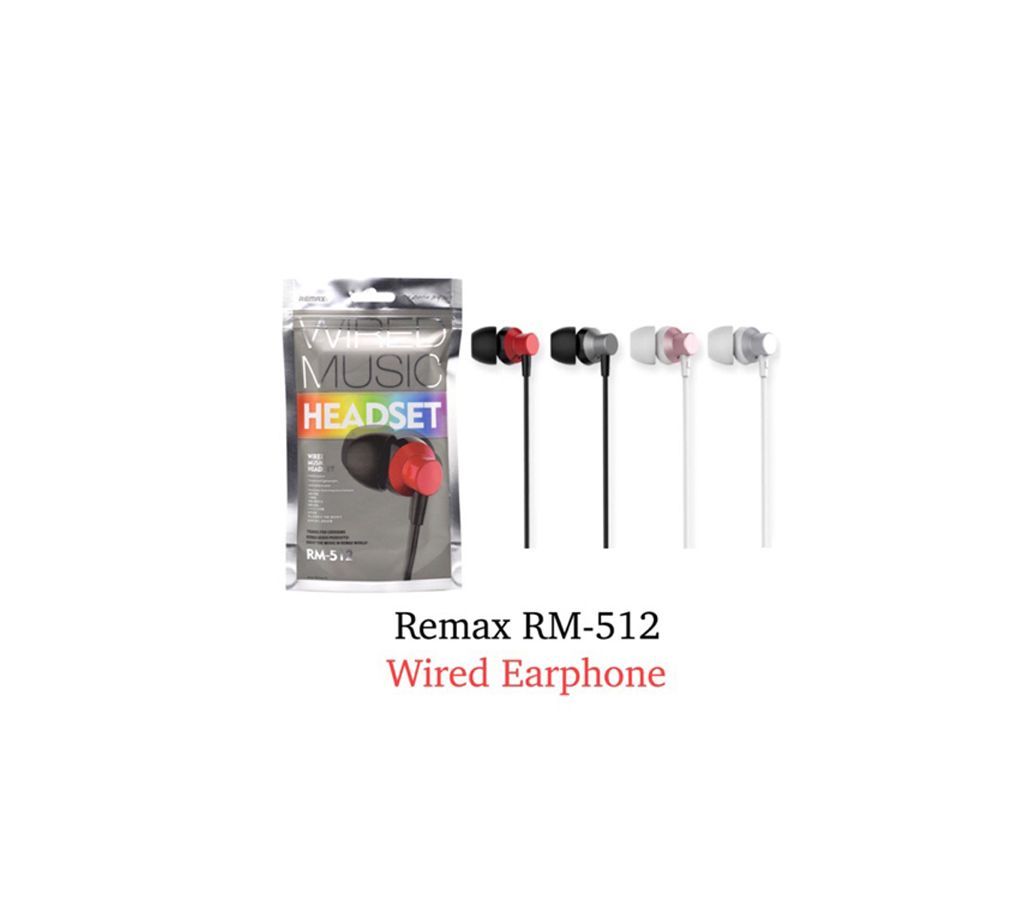 Remax Rm-512 In-Ear Stereo Earphone