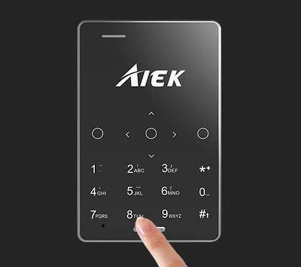 Aiek M4 Dual-Sim keypad Touch Mini Credit Card Size 