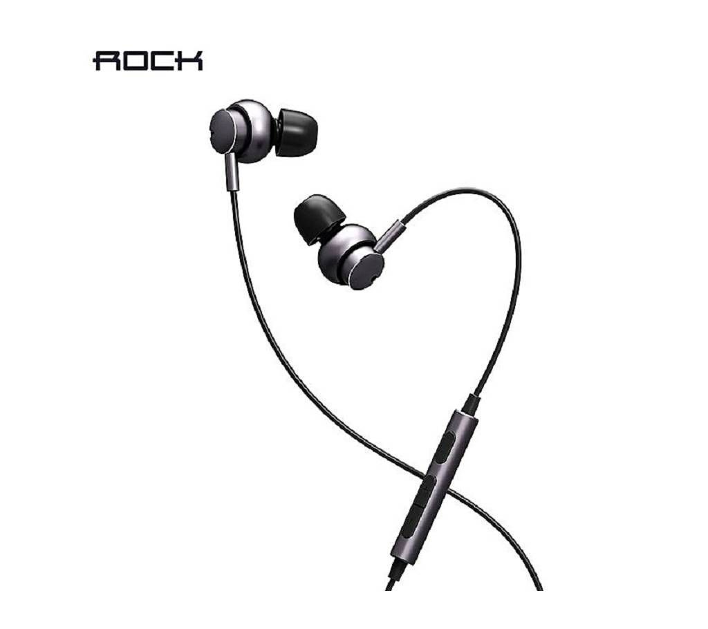 Rock Mubow Stereo Earphone - Black
