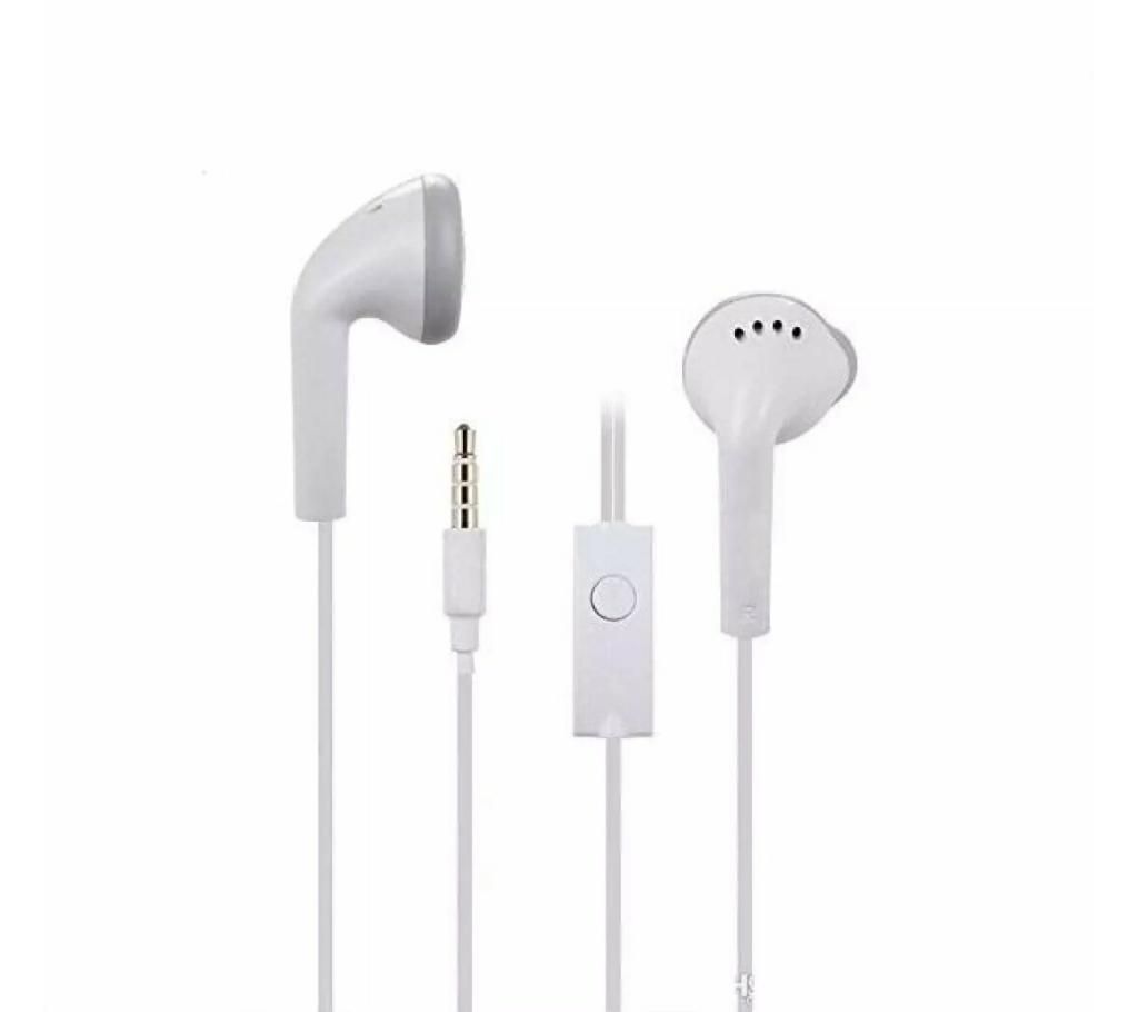 In-Ear Wired Earphone With Mic White