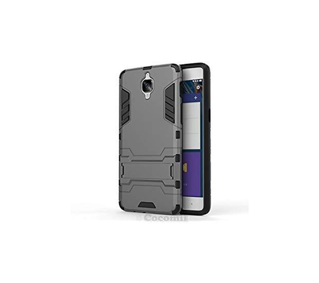 Armor Back Cover for Oneplus 3 (1+3) -Black