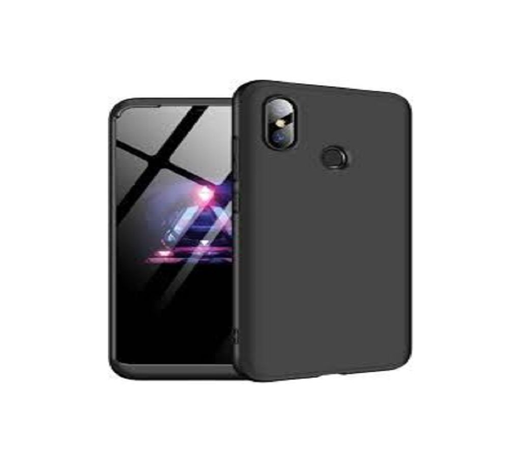 360 Degree GKK Phone Back Cover for Xiaomi Note 6 Pro - Black