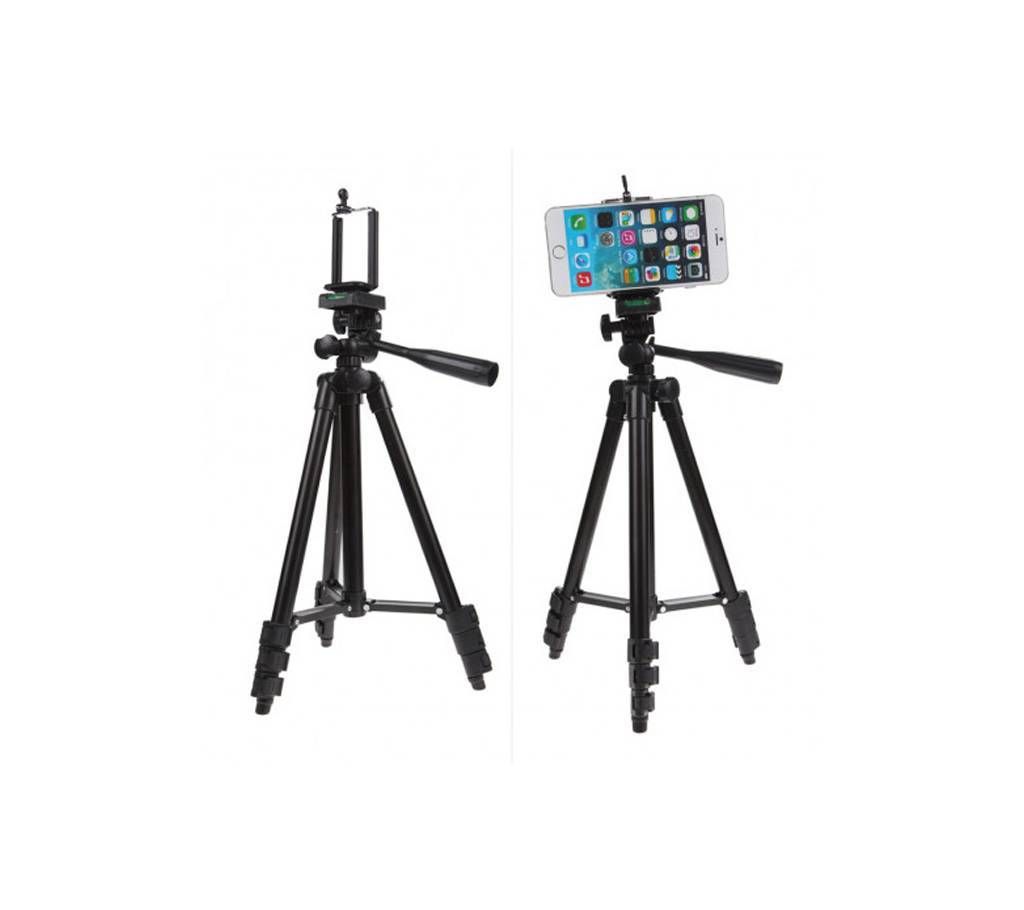 Tripod-3120 Camera & Mobile Stand (Black)