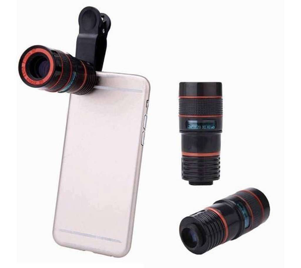 smart phone telescope 8x zoom lens 