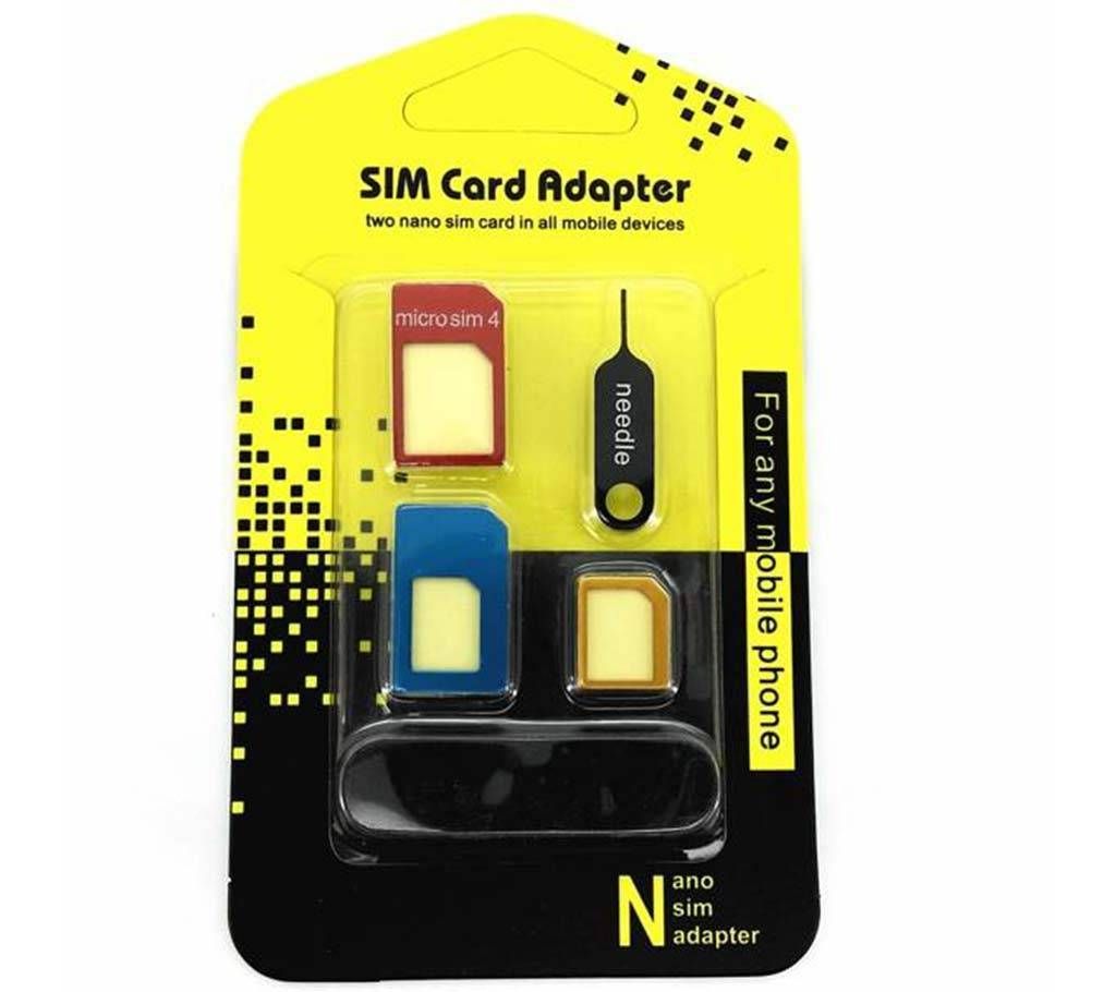 4 in 1 micro nano sim adapter