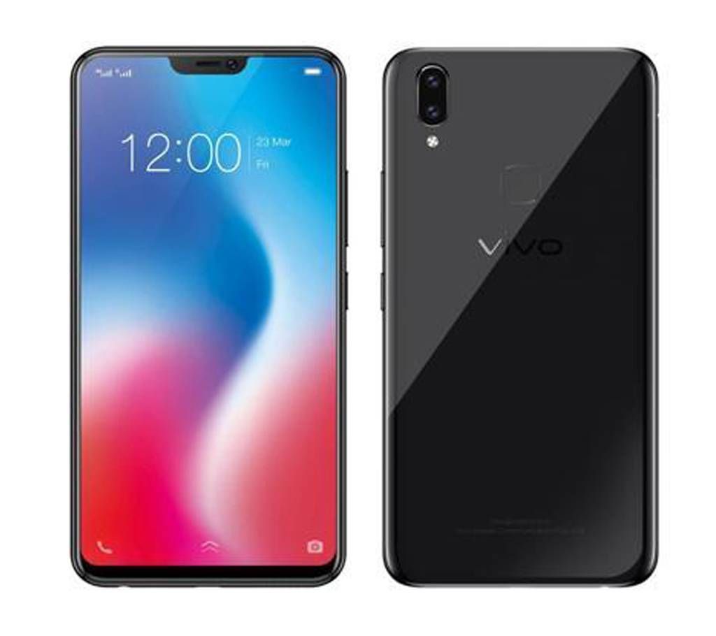 Vivo V9, 4GB-64GB, 6.3 inches Display, 3260 mAh Integrated Battery, Color-Black