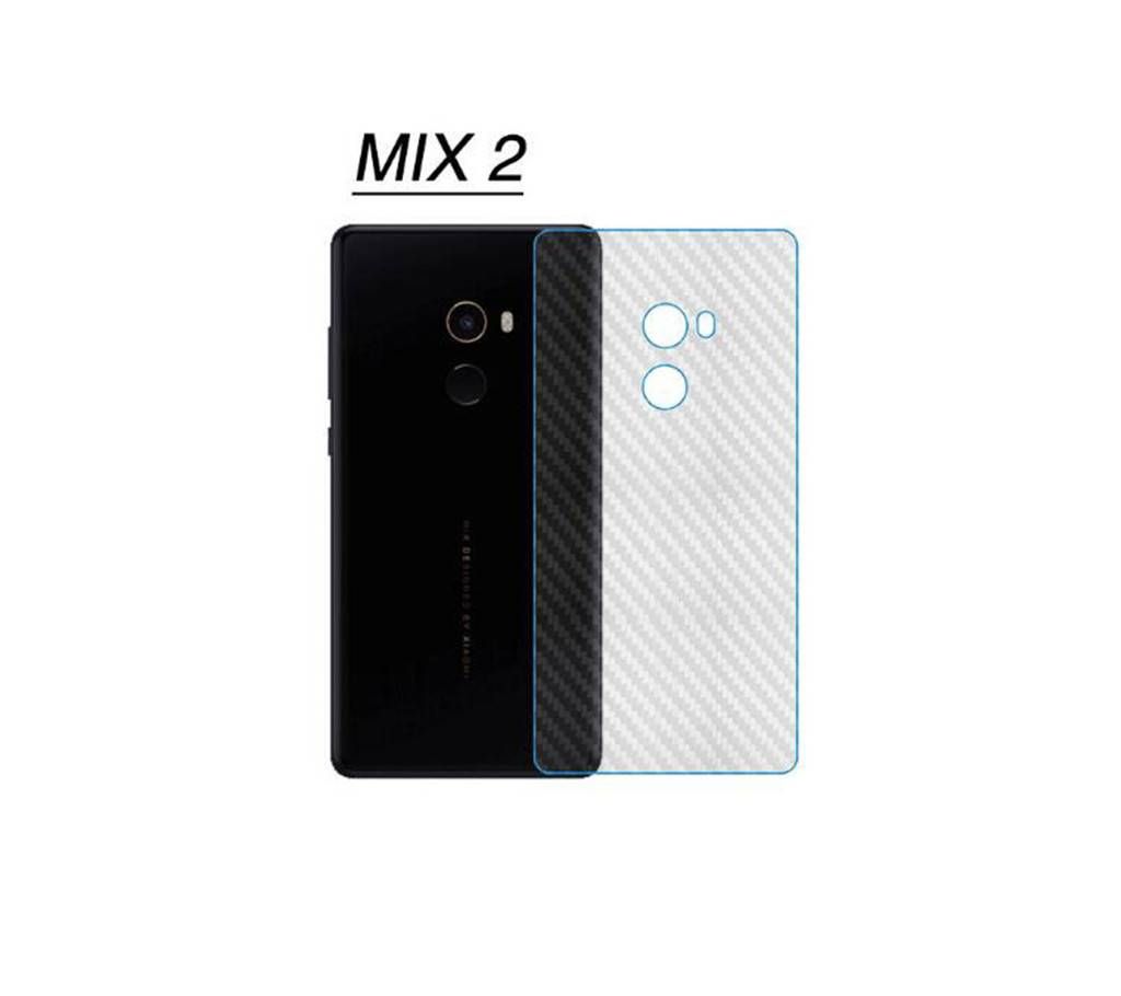 MI MIX 2 3D Non-Slip Clear Carbon Fiber Sticker