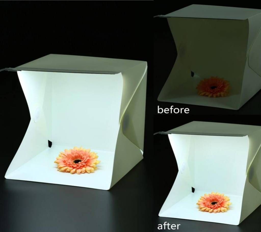Mini Photography Studio Folding Lightbox LED Light