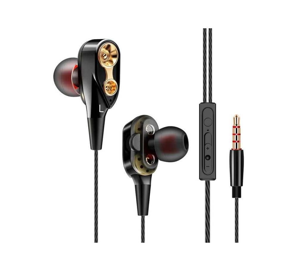 QKZ CK8 Dual Dynamic Moving Coil Sports Earphone
