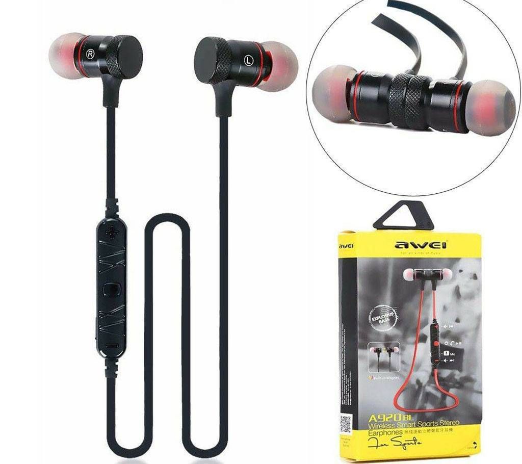 AWEI A920 BL sports stereo Bluetooth Headset  