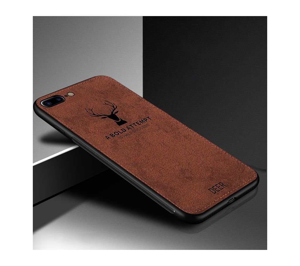 Deer Pattern Protector Back Cover For iPhone 7/8-coffe