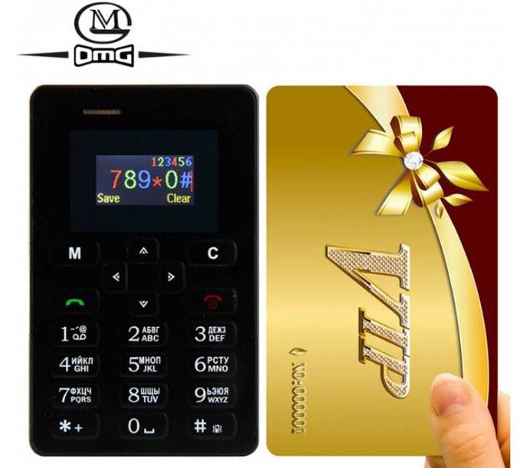 AIEK M5 Mini credit card shape phone 