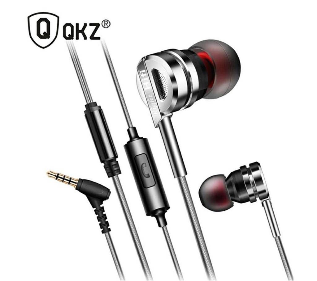 QKZ DM9 Zinc Alloy HiFi Earphone In Ear Earphones