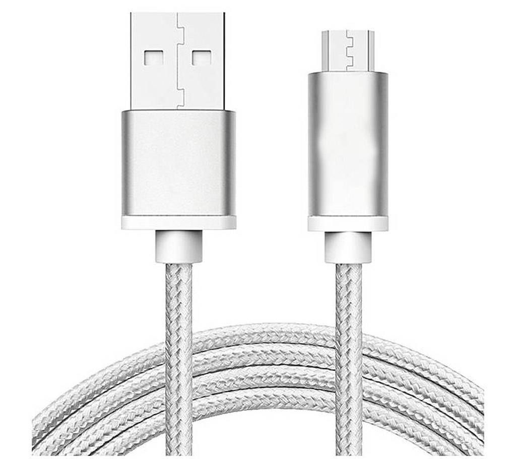 Fast Charging Cable 1.75 CM Silver