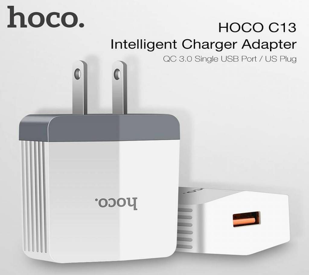 Hoco C13 QC 3.0 Single USB wall charger adapter