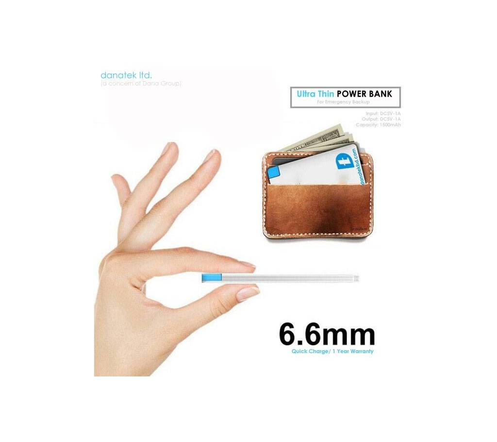 Ultra Thin Power Bank - Wallet Size