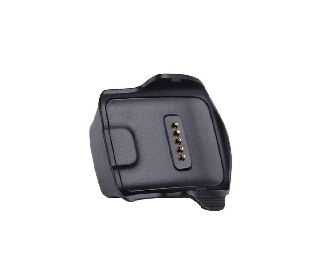 Kissmart Replacement Charger Charging Cradle Dock for Samsung Galaxy Gear Fit Smart Watch SM-R350 (Black)