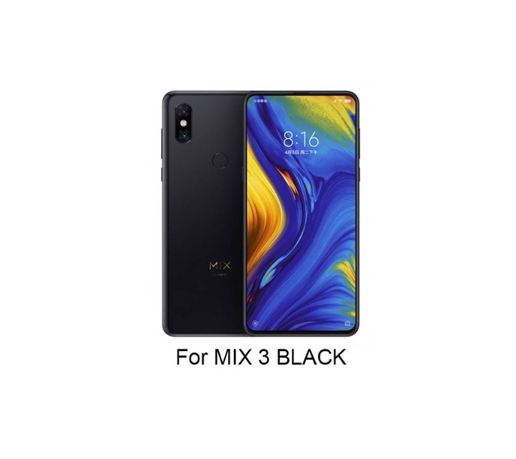 6D Tempered Glass Protector For Xiaomi MiX 3 Black