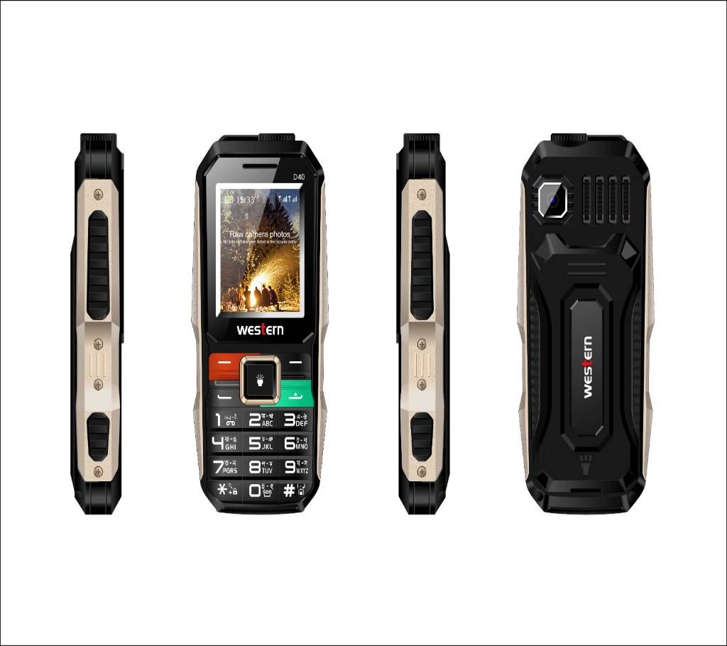 Western D-40 - Feature Phone - 1.8" - 32MB RAM - 32MB ROM - Black
